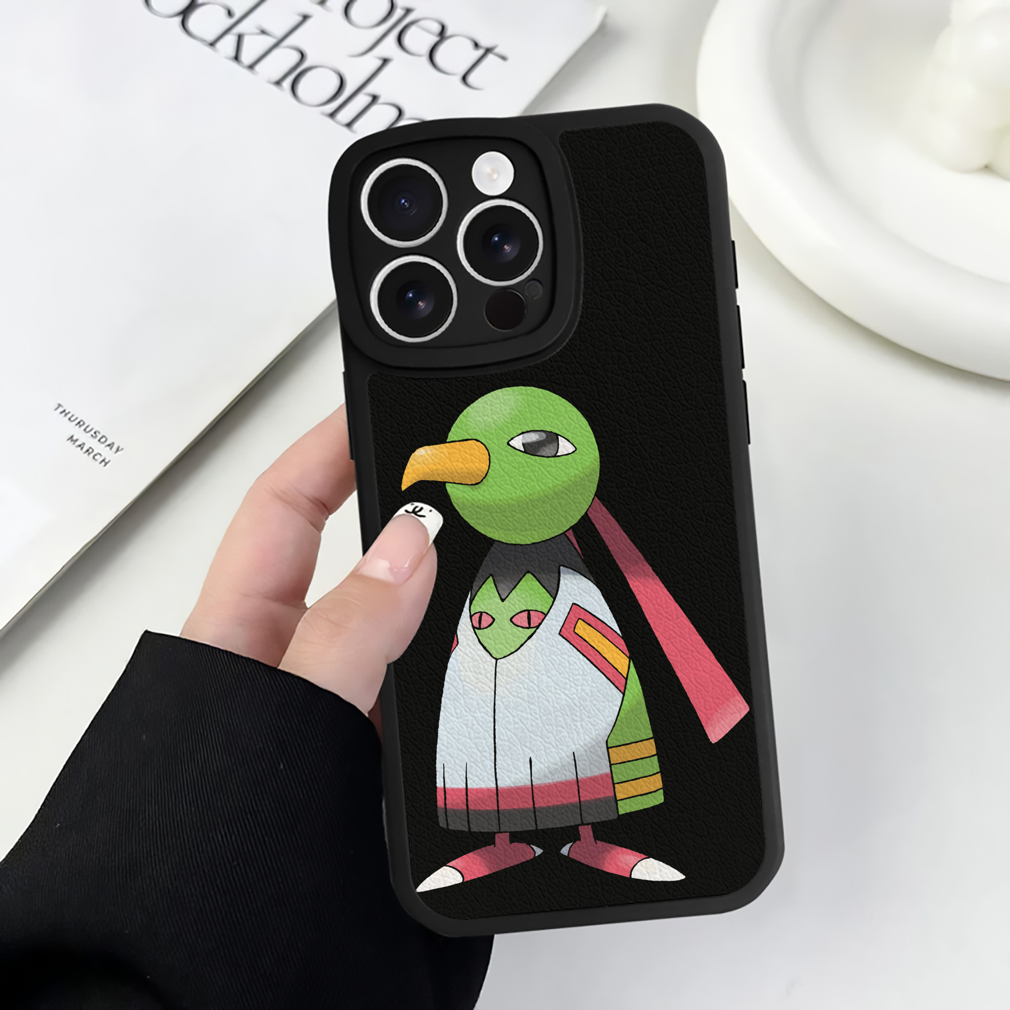 （画像用） ポケットモンスター Pokémon 【iPhone 16シリーズ対応】シリコンスマホケース（レザー調） 材質：シリコン